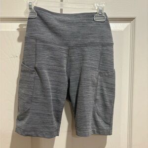Nike Heather Gray Women's Athletic Shorts